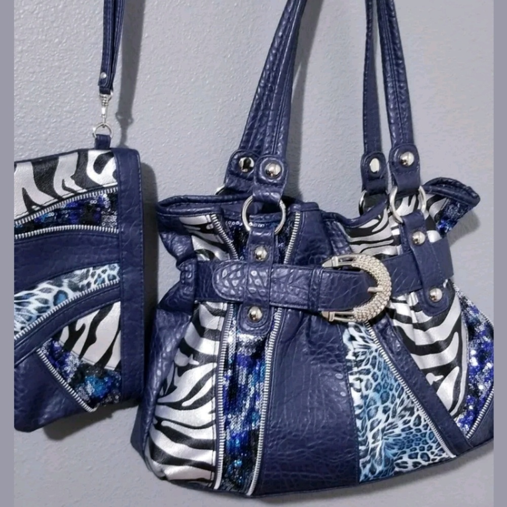 Purse and Wristlet Set